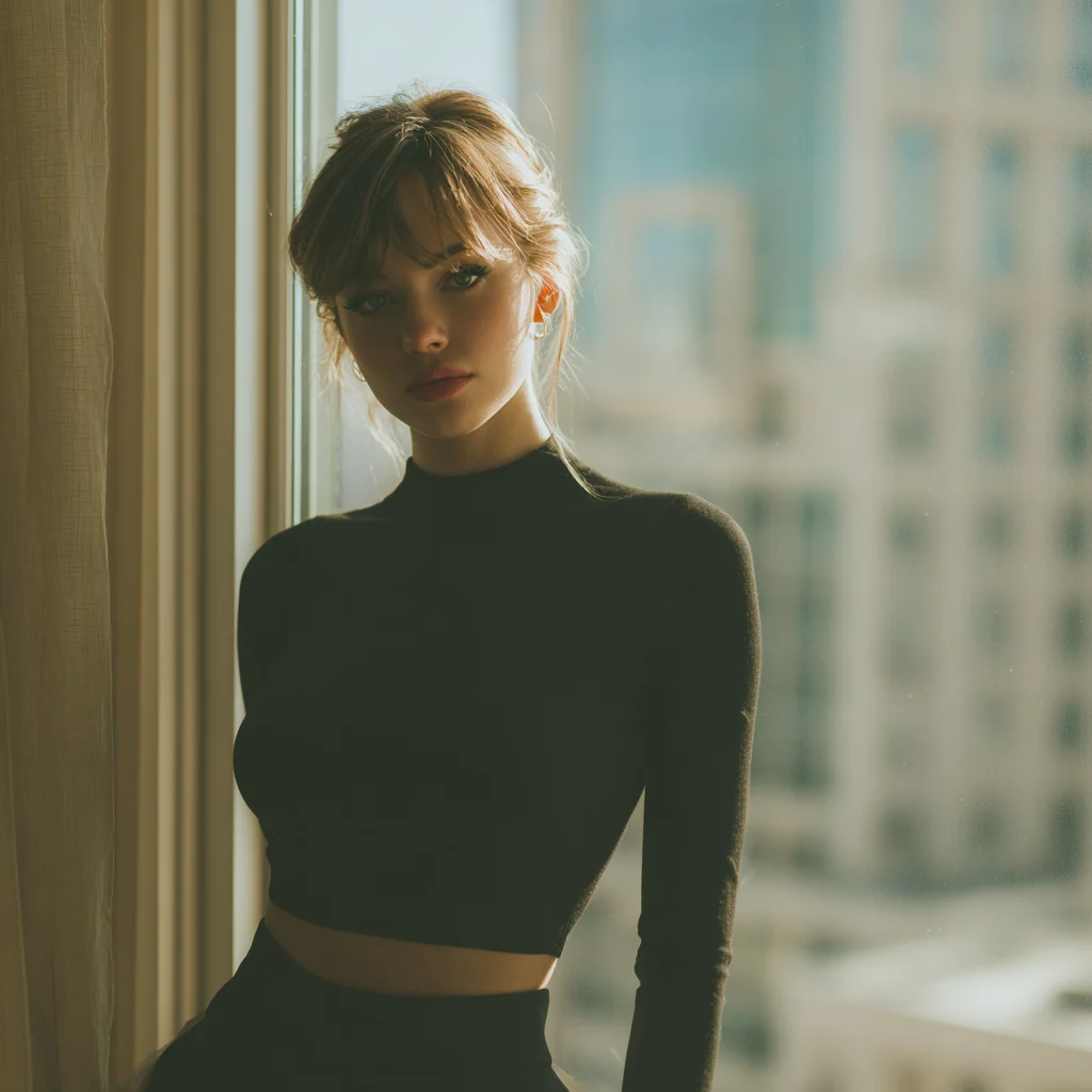 GPT Girlfriend AI image — golden hour
